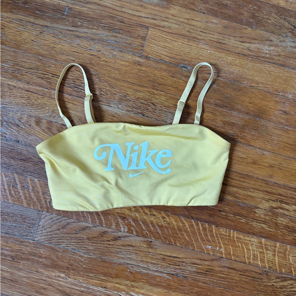 Nike Yellow Sports Bra